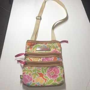 Lily Bloom floral crossbody bag